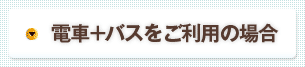 電車＋バスをご利用の場合